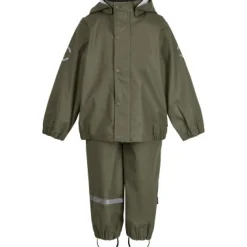 Mikk-Line Regntøj Recycled - DUSTYOLIVE- Regntøj