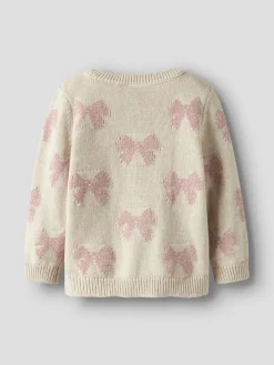 NAME IT Rekka Striktrøje - Peyote Melange- Juletøj|Cardigans, Veste & Trøjer