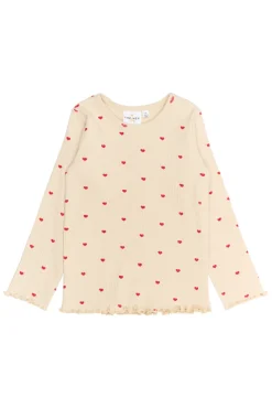 The New Siblings Rhea Rib Bluse - GARDENIA- Bluser