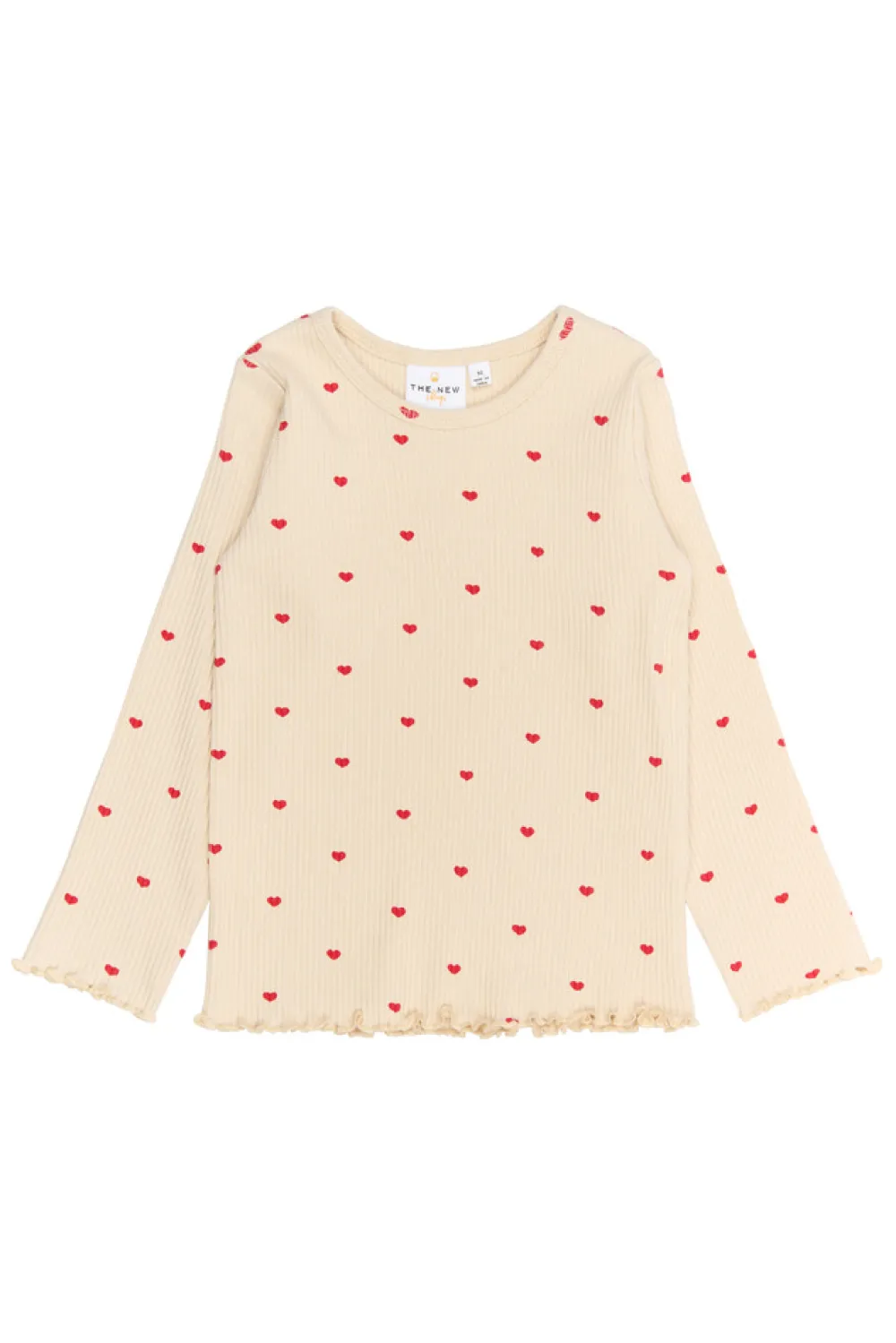 The New Siblings Rhea Rib Bluse - GARDENIA- Bluser