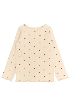 The New Siblings Rhea Rib Bluse - GARDENIA- Bluser