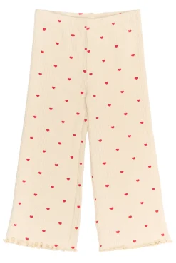 The New Siblings Rhea Wide Rib Bukser - GARDENIA- Bukser