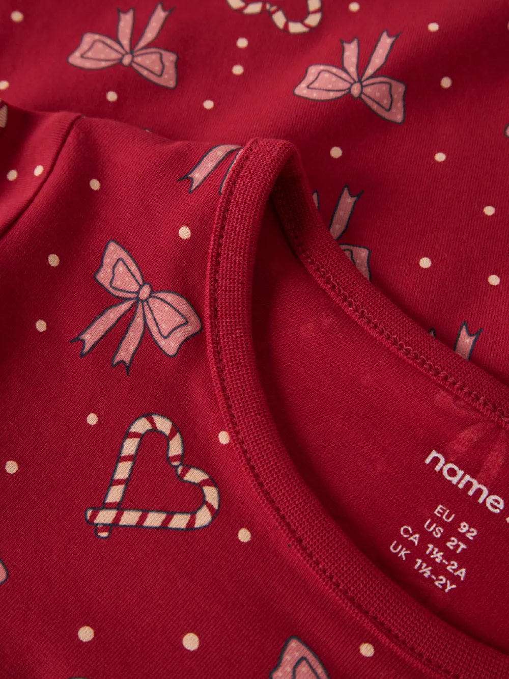 NAME IT Ri Bluse - Jester Red- Juletøj|Bluser