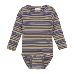 Minymo Rib Body Langærmet - 7021- Bodystocking Langærmet