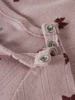 NAME IT Ribbea Langærmet Body - Keepsake Lilac- Juletøj|Bodystocking Langærmet