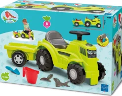 ECOIFFIER Ride-on traktor m/trailer- Leg I Haven|Biler, Traktorer & Scootere