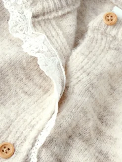 NAME IT Rikimmi Strikket Cardigan - Peyote Melange- Juletøj|Cardigans, Veste & Trøjer