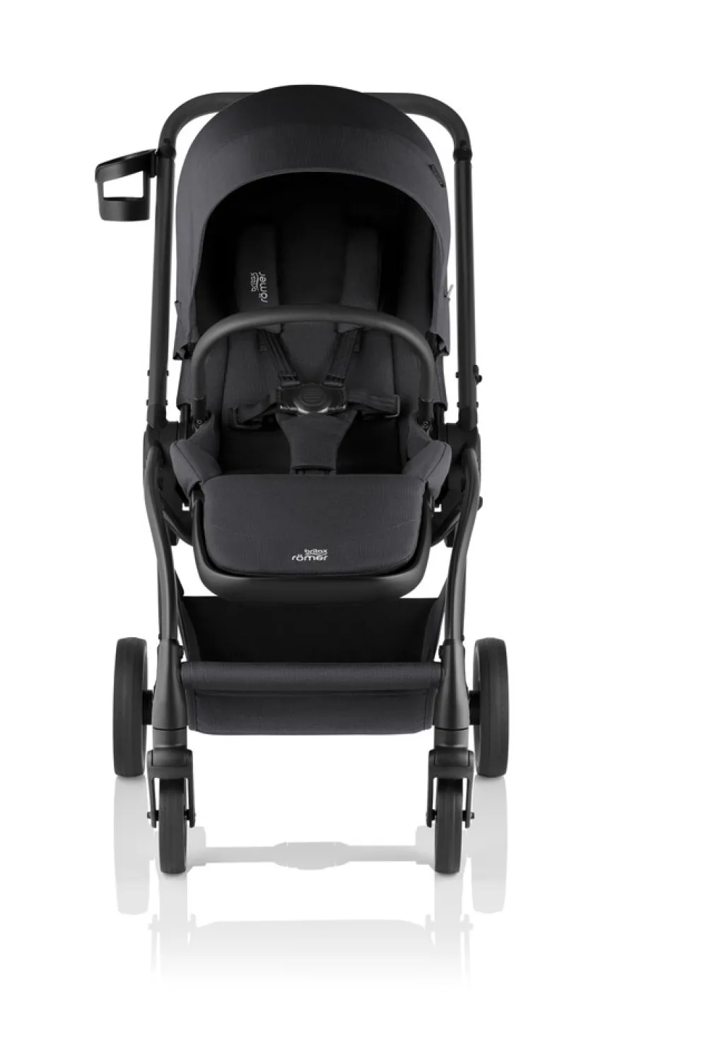 Britax Römer Rio Style - Carbon Black- Klapvogne Med Flade Sæder
