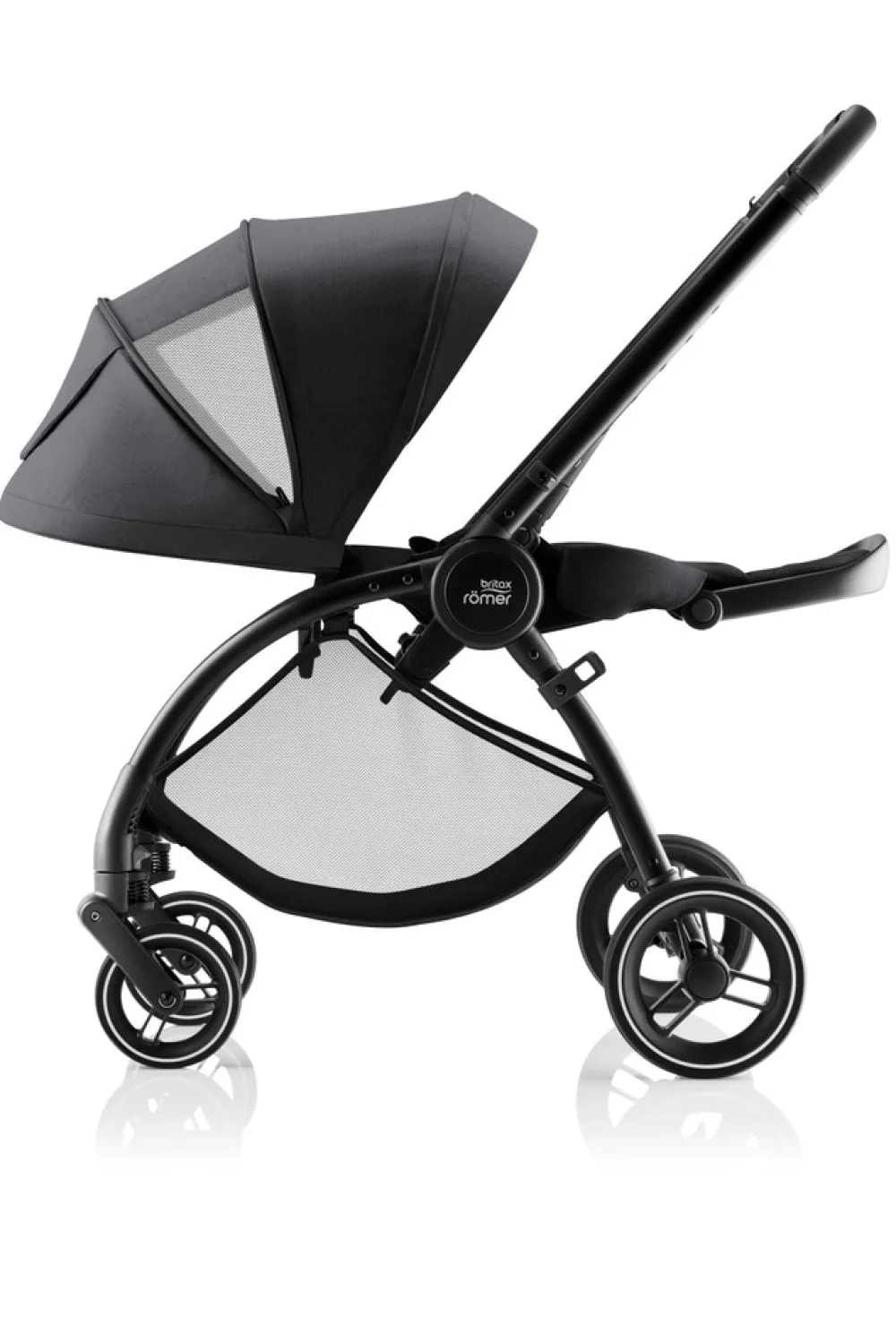 Britax Römer Rio Style - Carbon Black- Klapvogne Med Flade Sæder