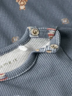 NAME IT Ritoy Langærmet Body - Flint Stone- Bodystocking Langærmet