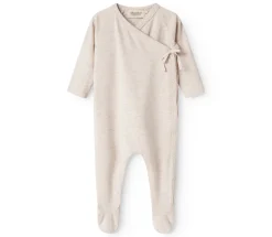 MarMar Copenhagen Rubetta Romper - Light beige melange- Heldragter M. Fod