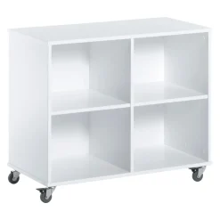 Hoppekids Rumdeler På Hjul - hvid-Børn Reoler