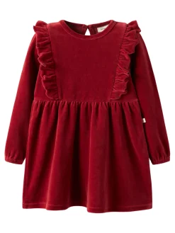 Lil' Atelier Saga Sag Kjole - Red Dahlia- Juletøj|Kjoler