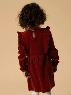 Lil' Atelier Saga Sag Kjole - Red Dahlia- Juletøj|Kjoler