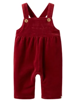 Lil' Atelier Saga Sag Loose Smækbukser - Red Dahlia- Juletøj|Smækbukser & Buksedragter