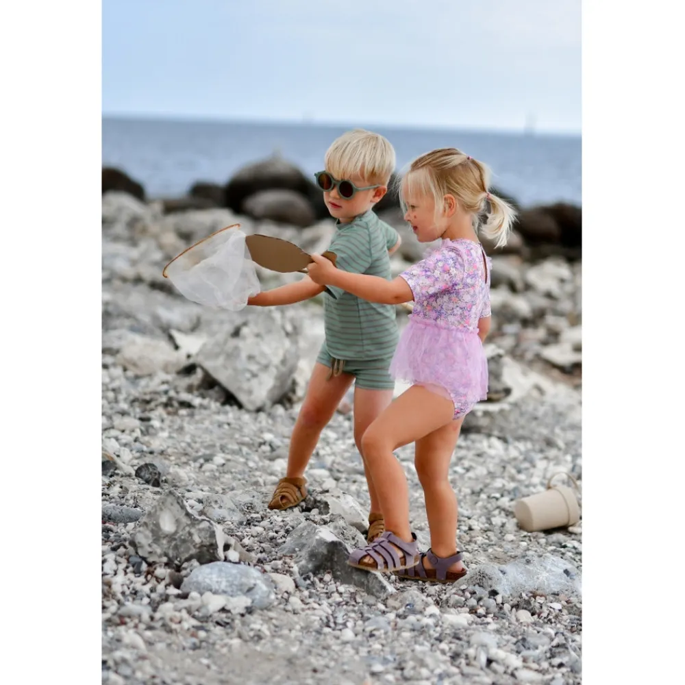 Mikk-Line Sandal Ruskind - WOODROSE- Sandaler Med Lukket Tå