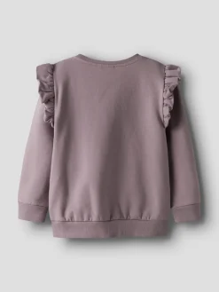 NAME IT Sanna Paw Sweatshirt - Toadstool- Cardigans, Veste & Trøjer