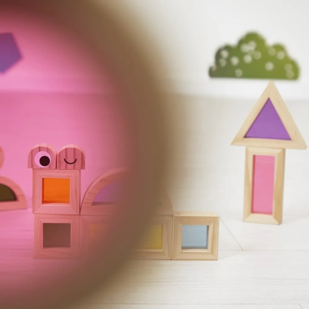 Janod Sensory - Translucent Blocks- Træklodser