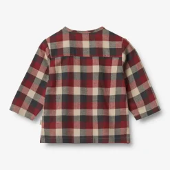 Wheat Shelby Skjorte - Red Blue Check- Skjorter