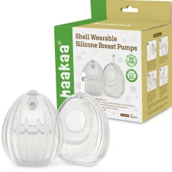 Haakaa Shell Silikone Brystpumpe 120ml - 2-pak- Brystpumper