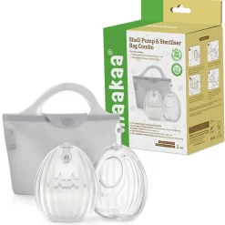 Haakaa Shell Silikone Brystpumpe 75ml - 2-pak- Brystpumper