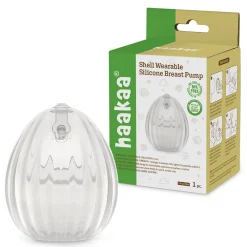 Haakaa Shell Silikone Brystpumpe 75ml- Brystpumper