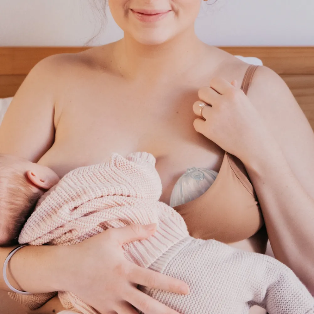 Haakaa Shell Silikone Brystpumpe 75ml- Brystpumper