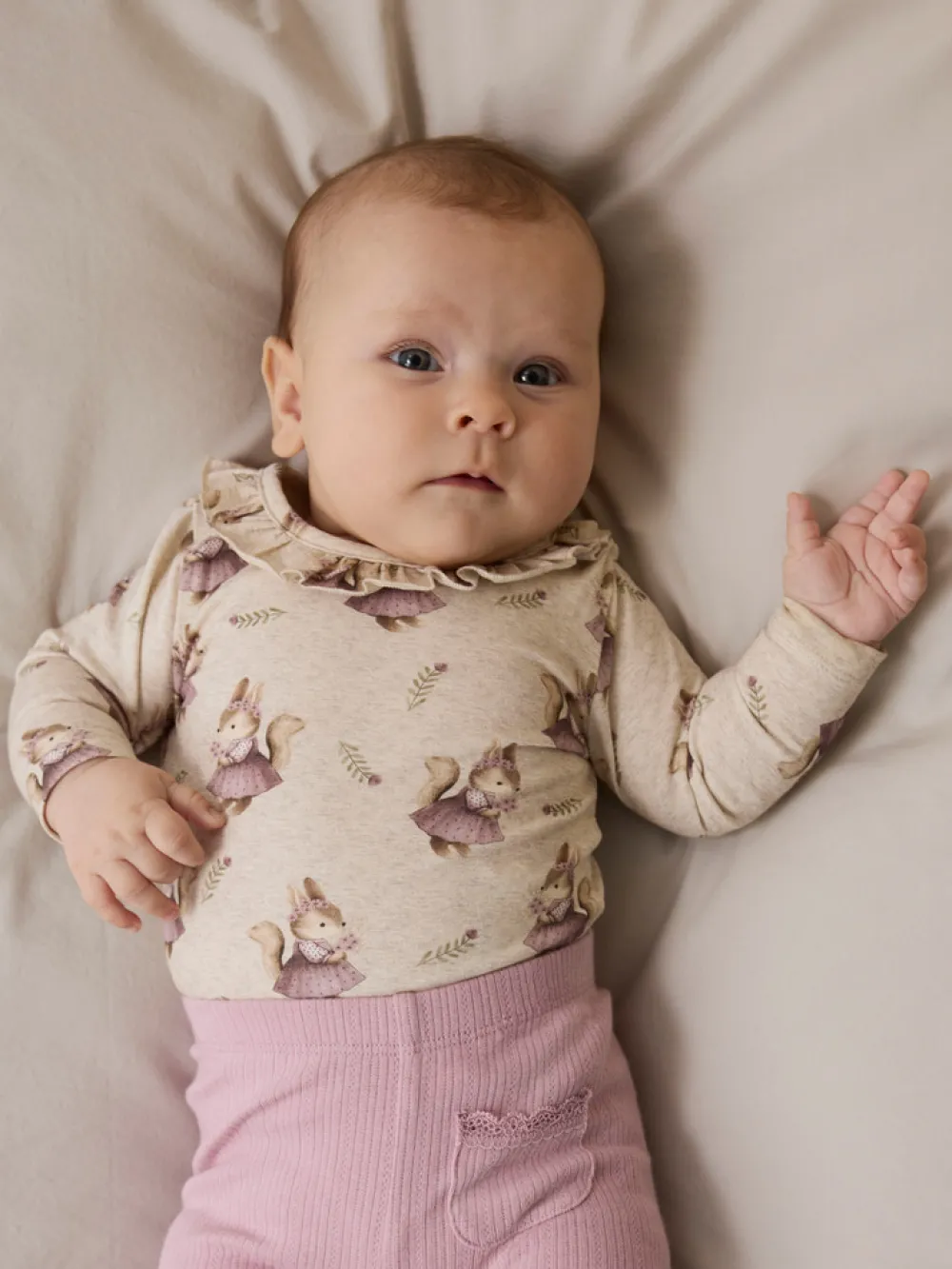 NAME IT Shelly Langærmet Body - Peyote melange- Bodystocking Langærmet