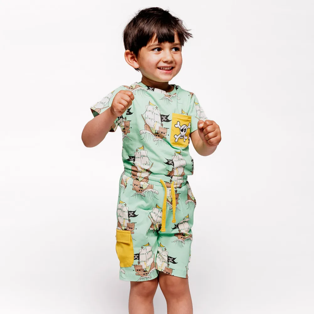 Småfolk Shorts - Minty green sea- Shorts