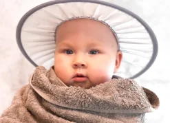 Oopsy Shower cap med blød elastik - grå- Tilbehør Til Bad & Pleje