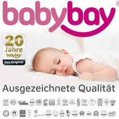 Babybay Side by side seng, Boxspring XXL - hvid-Børn Side By Side Senge