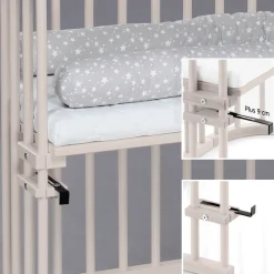 Babybay Side by side seng, original - beige-Børn Side By Side Senge