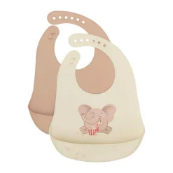 CeLaVi Silicon Hagesmæk (2-Pak) - Warm Taupe- Hagesmække