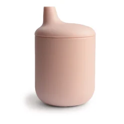 MUSHIE Silicone Sippy Cup Blush- Træningskopper Og Flasker|Service