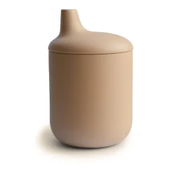 MUSHIE Silicone Sippy Cup Natural- Træningskopper Og Flasker|Service