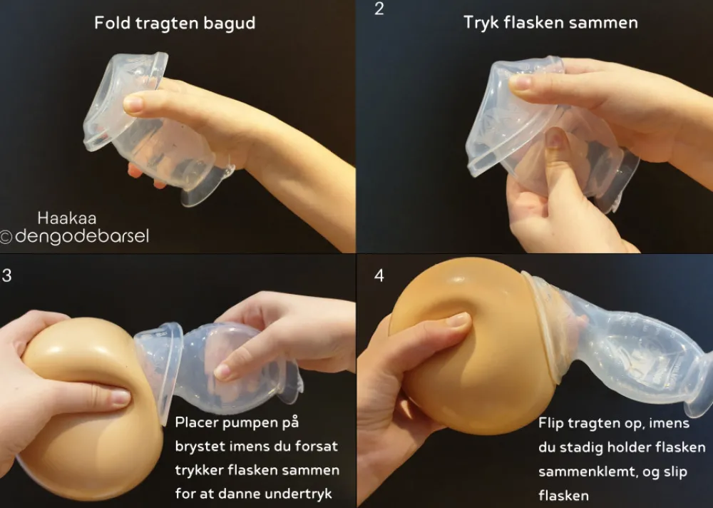 Haakaa Silikone brystpumpe 150 ml- Brystpumper