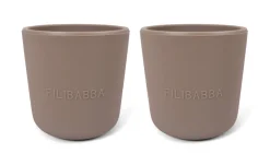 Filibabba Silikone kop 2-pak - Warm Grey- Service