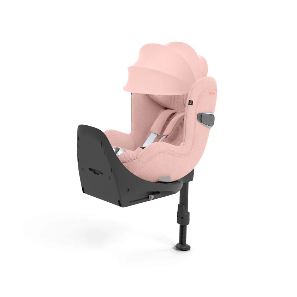 Cybex Sirona T i-Size PLUS inkl. base - peach pink- Autostole 40-125 Cm (0-6 År)