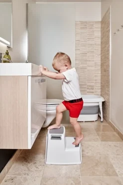 BabyDan Skammel, to trin, grå- Potter, Toiletsæder & Skamler