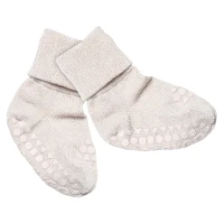 GOBABYGO Skridsikre Strømper - Bamboo - Ivory glitter- Skridsikre Strømper|Strømper