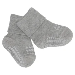 GOBABYGO Skridsikre Strømper - Bamboo - Grey melange- Skridsikre Strømper|Strømper