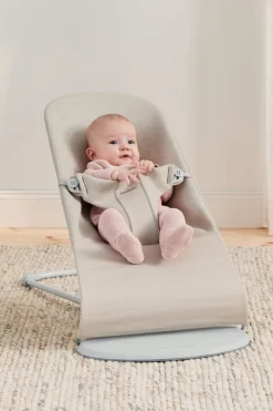 BabyBjörn Skråstol Bliss - 3D-jersey, Lys beige-Børn Skråstole