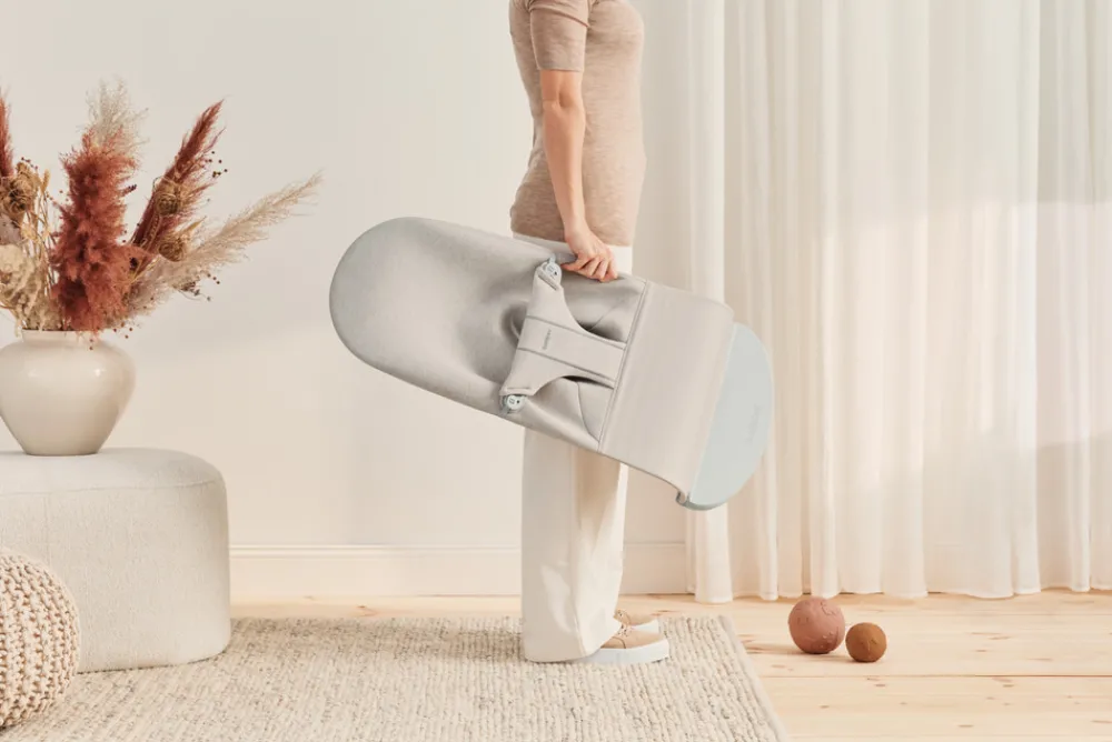 BabyBjörn Skråstol Bliss - 3D-jersey, Lys beige-Børn Skråstole