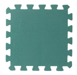 BeKids Skumlegegulv , Støvet Grøn 9 stk- Legegulve & -Tæpper