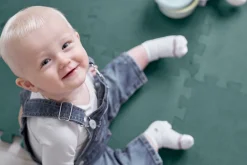 BeKids Skumlegegulv , Støvet Grøn 9 stk- Legegulve & -Tæpper