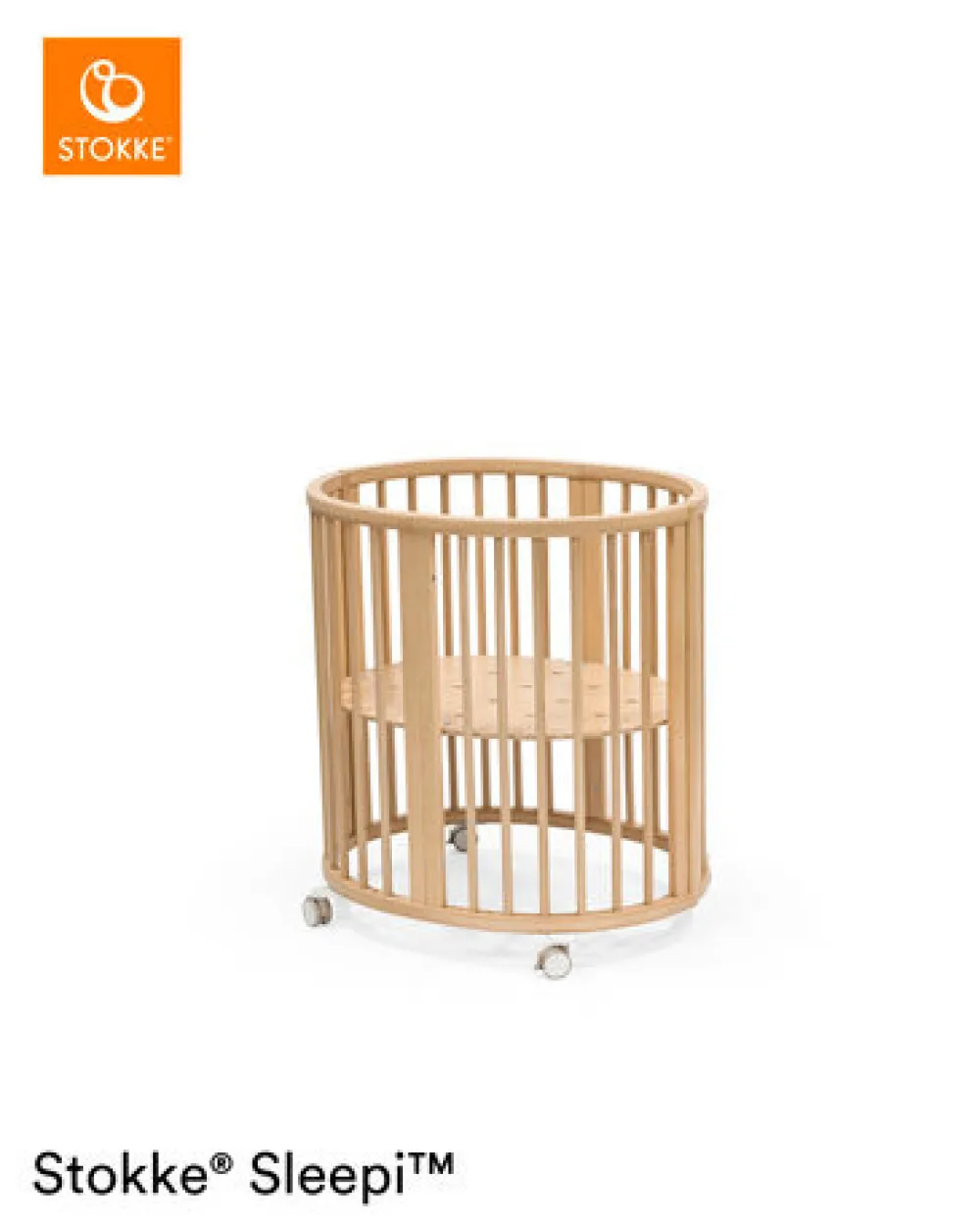 Stokke® Sleepi Mini V3 inkl. madras og ombygningssæt - natur-Børn Pakkeløsninger|Tremmesenge