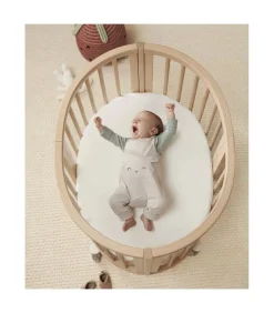 Stokke® Sleepi Mini V3 inkl. madras og ombygningssæt - natur-Børn Pakkeløsninger|Tremmesenge