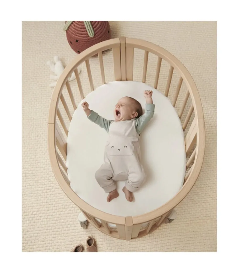 Stokke® Sleepi Mini V3 inkl. madras og ombygningssæt - natur-Børn Pakkeløsninger|Tremmesenge