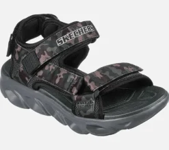 SKECHERS S-Lights Hypno-Splash - Sun Breaks - Black Olive- Sandaler Med Blink|Sandaler Med Åben Tå