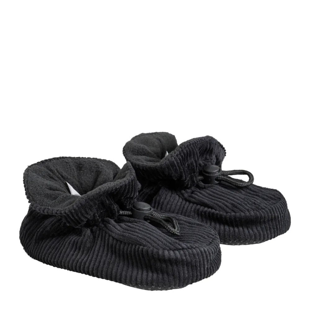 BeKids Slippers corduroy - Black- Futter